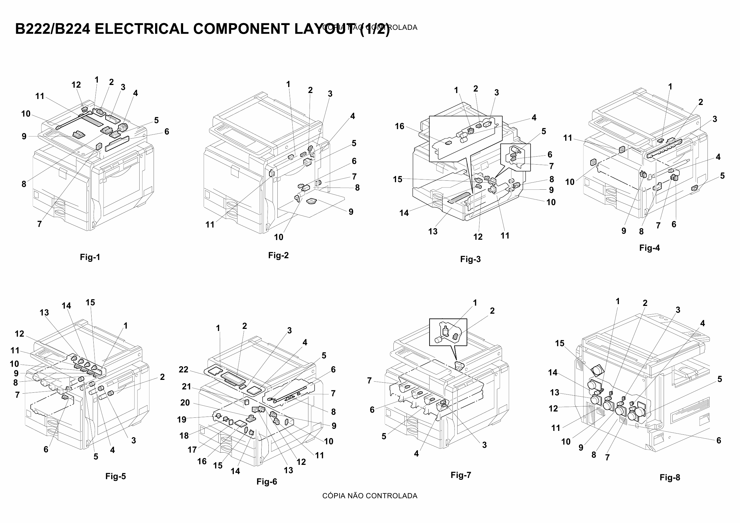 RICOH Aficio MP-C3500 C4500 B222 B224 Circuit Diagram-3